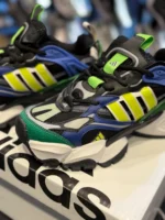 کتوني رانر آديداس مشکي فسفري - Image 2