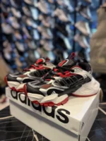 کتوني رانر آديداس مشکي قرمز - Image 2