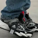 کتاني رانر آديداس مشکي طوسي - Image 3