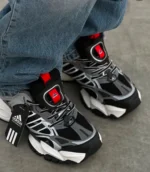 کتاني رانر آديداس مشکي طوسي