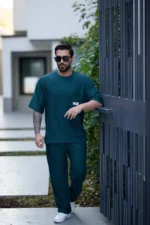 ست مردانه آستين کوتاه بيسکويتي - Image 6