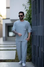 ست مردانه آستين کوتاه بيسکويتي - Image 3