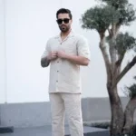 ست مردانه پيراهن شلوار کنفي - Image 5