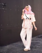 ست سه تيکه کت و شلوار نور