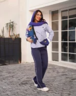 ست مانتو شلوار و کيف پريچهر - Image 4