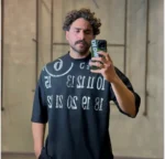 تيشرت پارچه بيسکويتي mm6