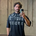 تيشرت پارچه بيسکويتي mm6