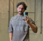 تيشرت پارچه بيسکويتي mm6 - Image 5