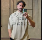 تيشرت پارچه بيسکويتي mm6 - Image 2