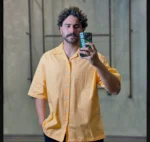 پيراهن لنين آستين کوتاه انگليسي - Image 4