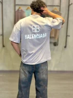 تيشرت بالنسيگاچاپ پيش و پشت - Image 2