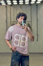 تيشرت بالنسيگاچاپ پيش و پشت - Image 3