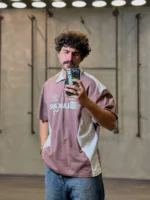 تيشرت يقه دار نيم زيپ blackair - Image 7