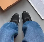 کتوني زنانه ونيز مشکی سفید - Image 4