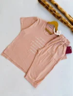 ست تيشرت شلوار برمودا فونت - Image 4