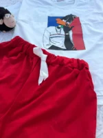 ست کراپ شلوارک اردک - Image 3