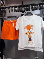 تيشرت و شلوارک دخترانه آدمک - Image 2