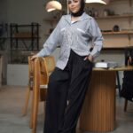 ست مانتو و شلوار آبرين