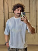 تيشرت مردانه يقه گرد گلدوزي members