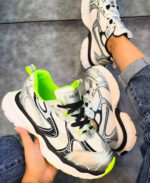 کتوني دخترانه بالانسيگا 3XLد سفيد فسفري - Image 2