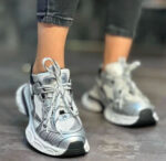 کتوني دخترانه بالانسيگا 3XLسفيد طوسي