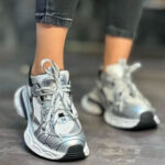 کتوني دخترانه بالانسيگا 3XLسفيد طوسي