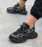 کتوني دخترانه بالانسيگا 3XLمشکي نقره اي