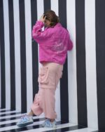 کراپ کت کتان رنگ پاچی - Image 3