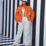 کراپ کت کتان رنگ پاچی