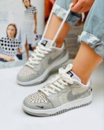 کتاني وودو زنانه طوسي روشن