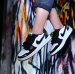 کتوني ودوو زنانه سفيد مشکي - Image 5