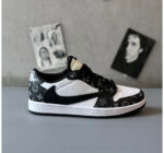 کتاني زنانه تراويس سفيد مشکي - Image 3