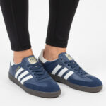 کتونی سامبا زنانه سرمه ای سفيد