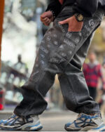 شلوار بگ گلدوزي بالانسيگا - Image 3