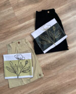 ست کراپ شلوارک لينن رز - Image 5