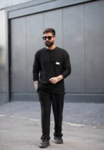 ست مردانه آستين بلند بيسکويتي