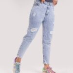 مام استايل زنانه آبی (6016B)