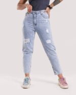 مام استايل زنانه آبی (6016B) - Image 4