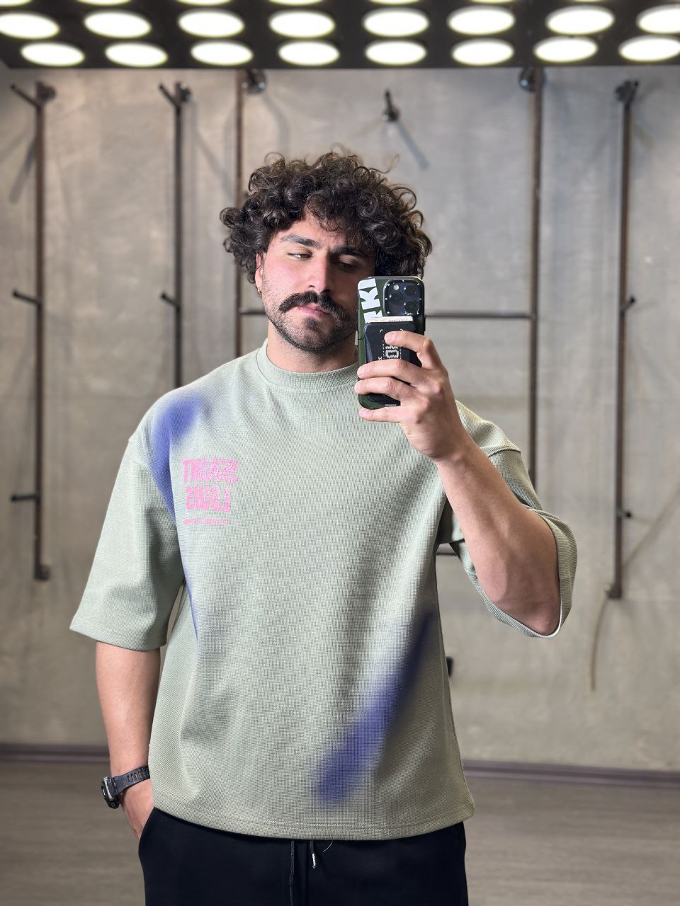 IMG_3760 تيشرت بيسکويتي پشت چاپ دار - Image 1