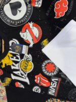 تيشرت لانگ استيکردار چاپي - Image 2