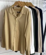 پيراهن مردانه آستين بلند کتان - Image 2