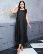 پيراهن ساحلی لمه ميله ای - Image 2