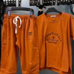 ست تيشرت و شلواربرمودا گلدوزي