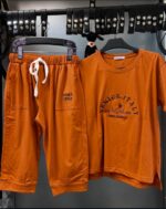 ست تيشرت و شلواربرمودا گلدوزي