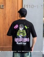 تيشرت وارداتي طرح دار 8006 - Image 2