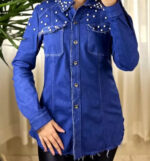 شوميز لی نگين دار