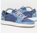 کتاني ودوو زنانه آبي