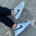 کتوني مردانه جردن 1سفيد طوسي