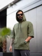 هودی مردانه آستين سه ربع - Image 4