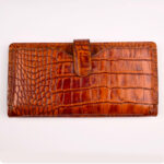 کيف کتي زبانه دار چرم طبیعی